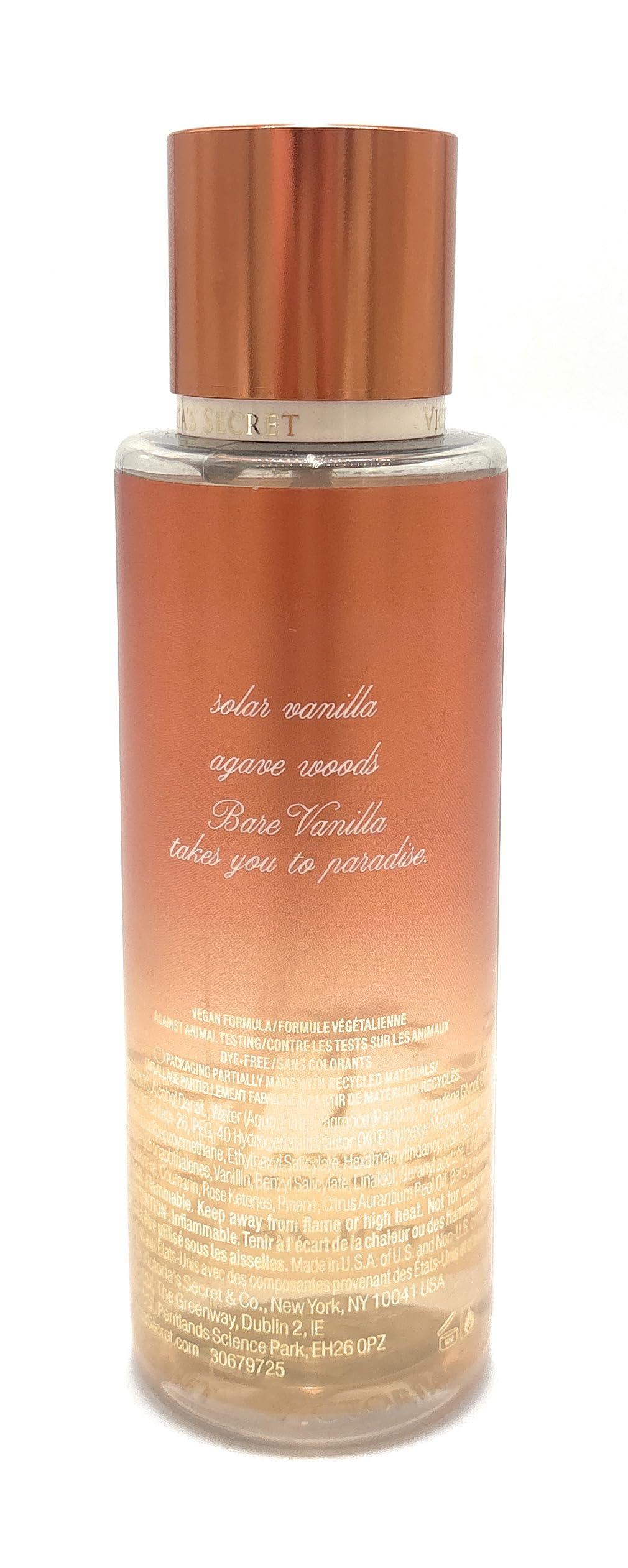 Victoria's Secret Bare Vanilla Vacation Fragrance Body Mist 8.4 fl oz