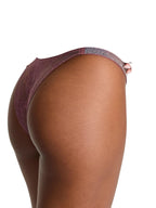 Victoria's Secret Very Sexy Rhinestone Sunset Ombré Shine Strap Rose Lace Crotchless Brazilian Panty Purple New (US, Alpha, Small, Regular, Regular, Purple Vapor)