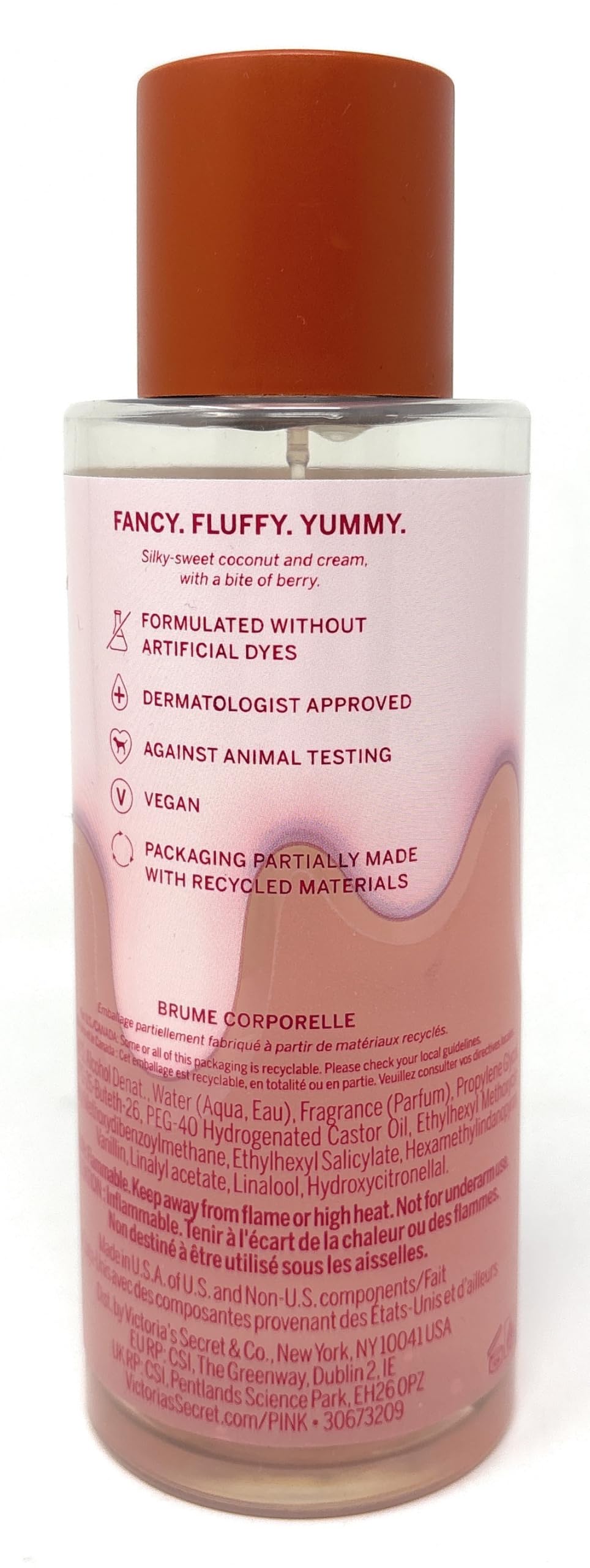 Victoria's Secret PINK Creme Warm & Cozy Body Mist 8.4 fl oz