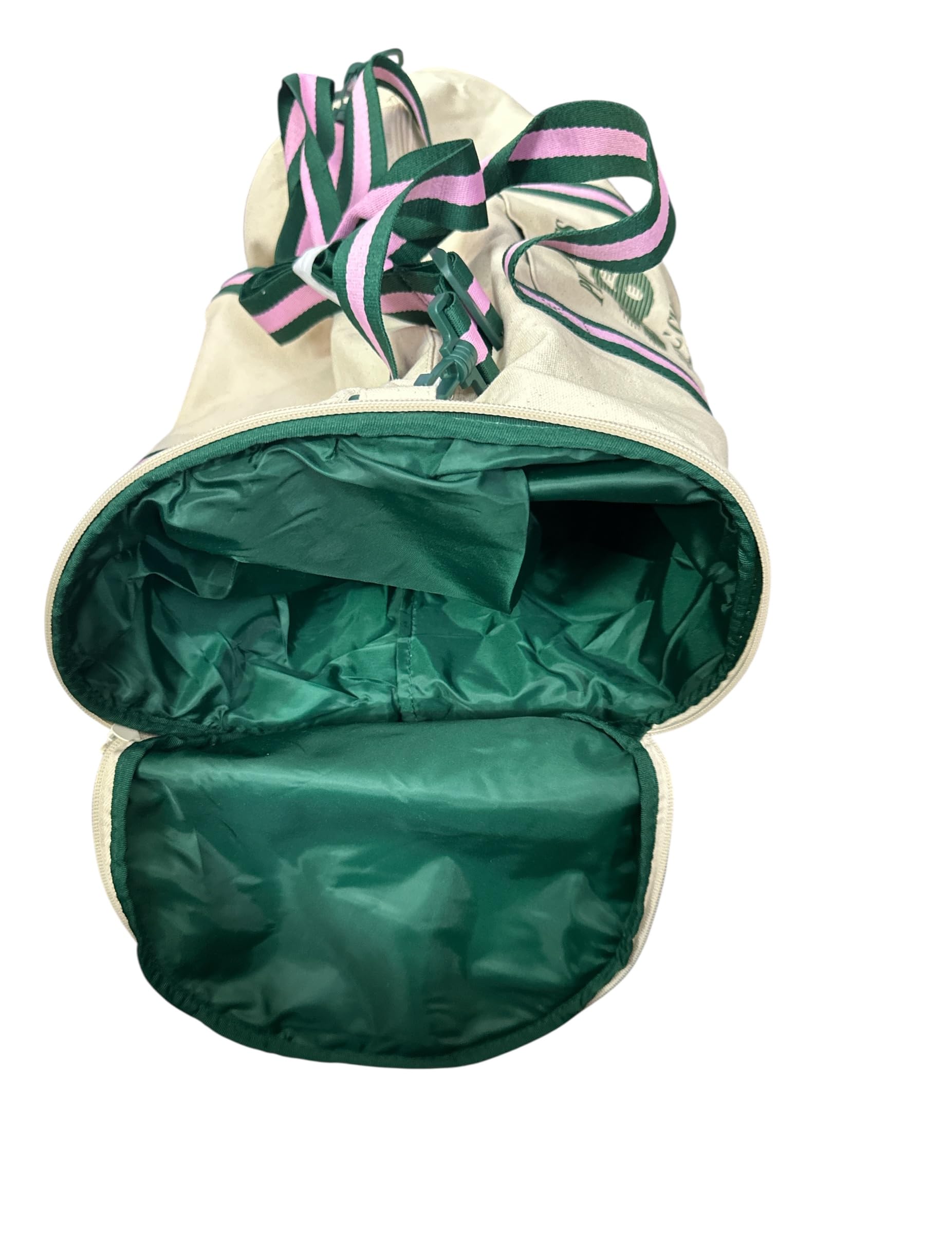 Victoria's Secret Pink Canvas Duffle Sports Bag Color Beige New