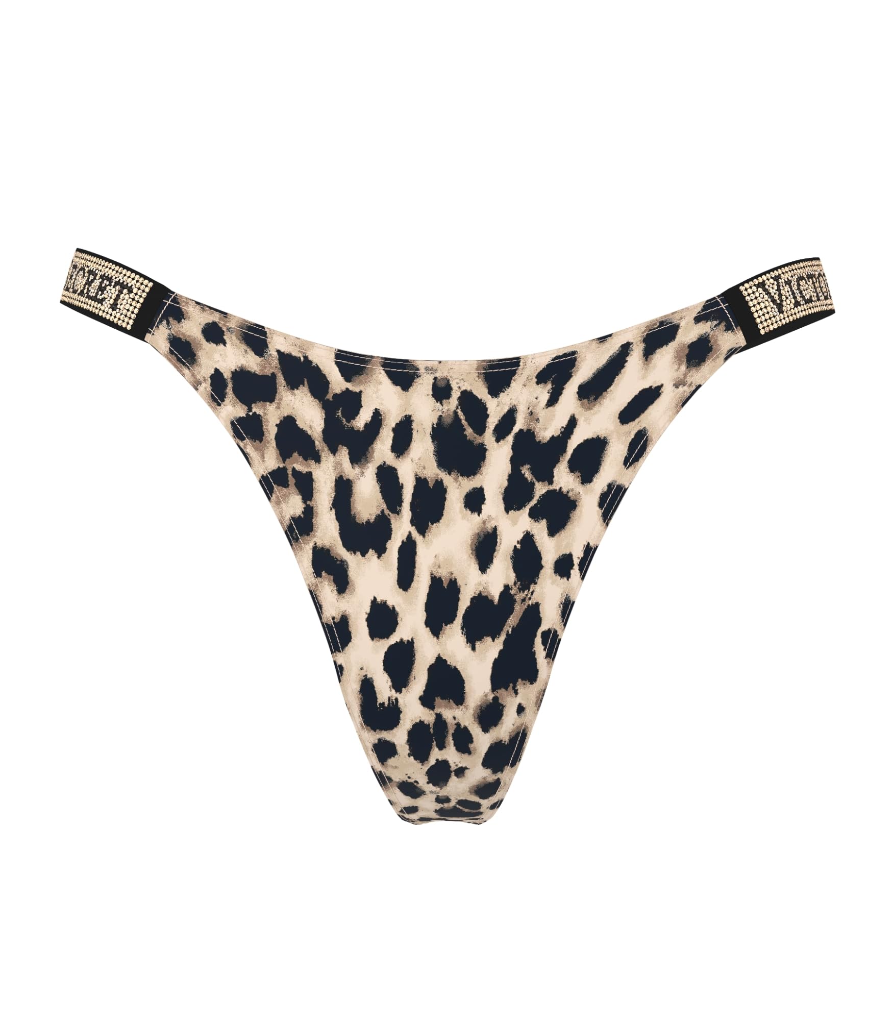 Victoria's Secret Very Sexy Lace Thong Women's Underwear, Panties for Women, Leopard, L