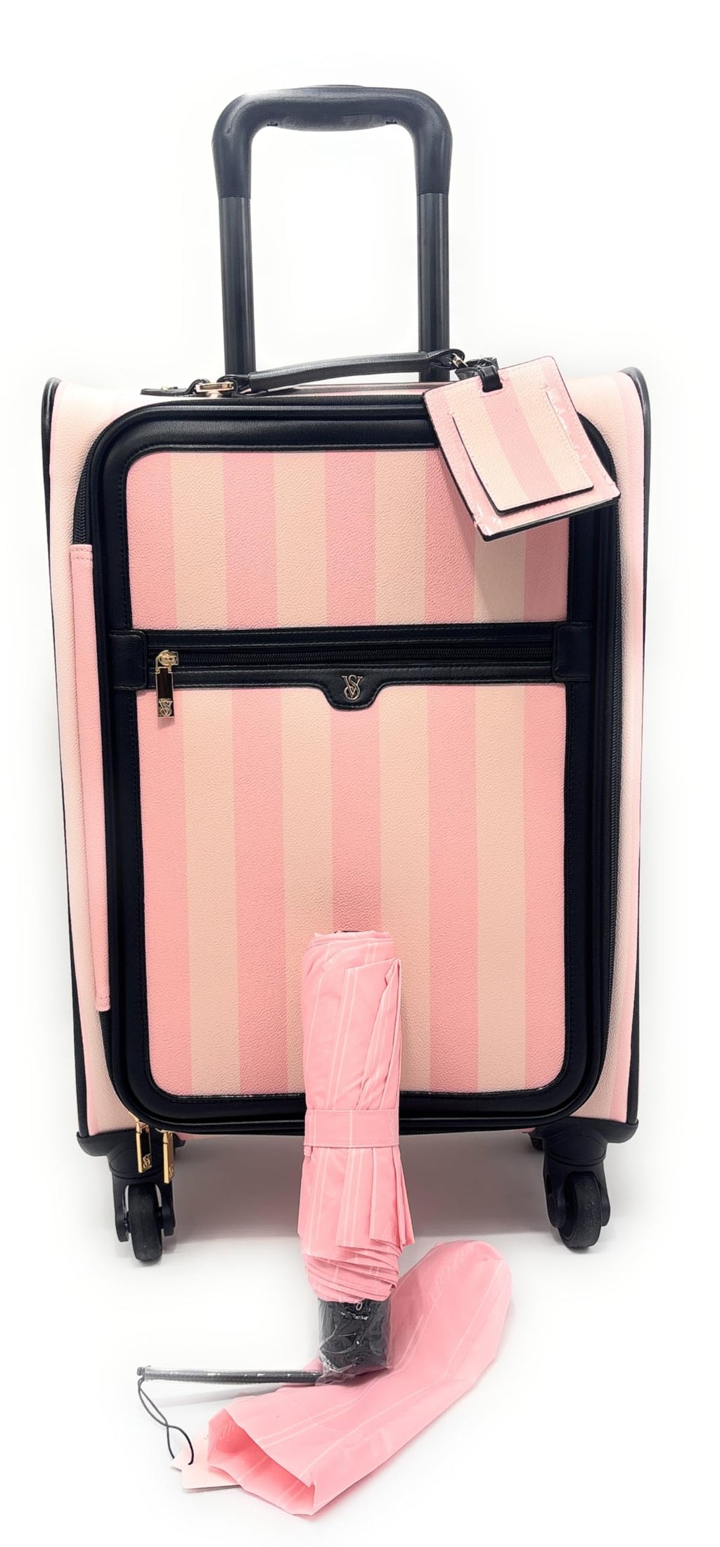 Victoria's Secret Carry-On Wheelie Suitcase Luggage & Umbrella