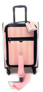 Victoria's Secret Carry-On Wheelie Suitcase Luggage & Umbrella