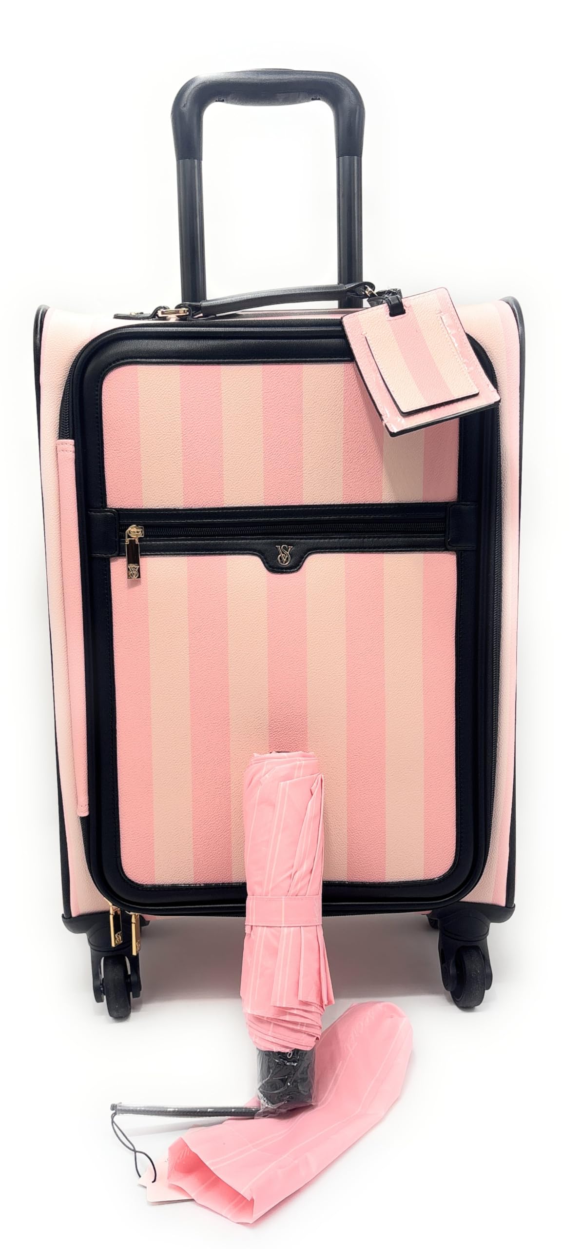 Victoria's Secret Carry-On Wheelie Suitcase Luggage & Umbrella