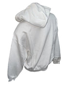 Victoria's Secret PINK Ivy Fleece Campus Full Zip Hoodie White New