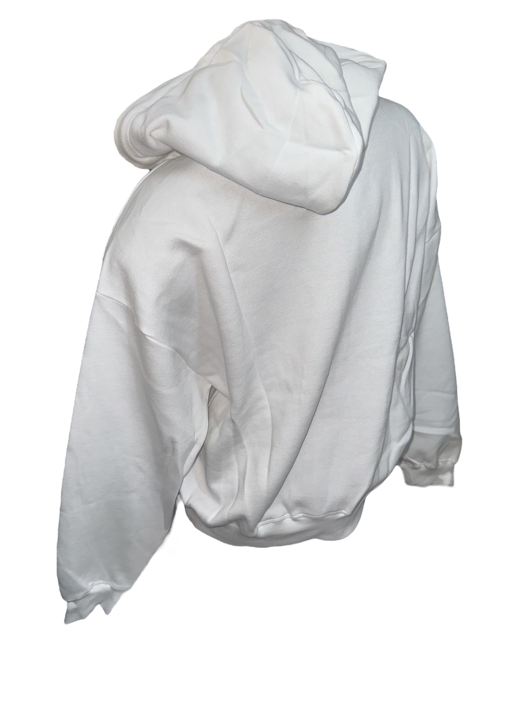 Victoria's Secret PINK Ivy Fleece Campus Full Zip Hoodie White New