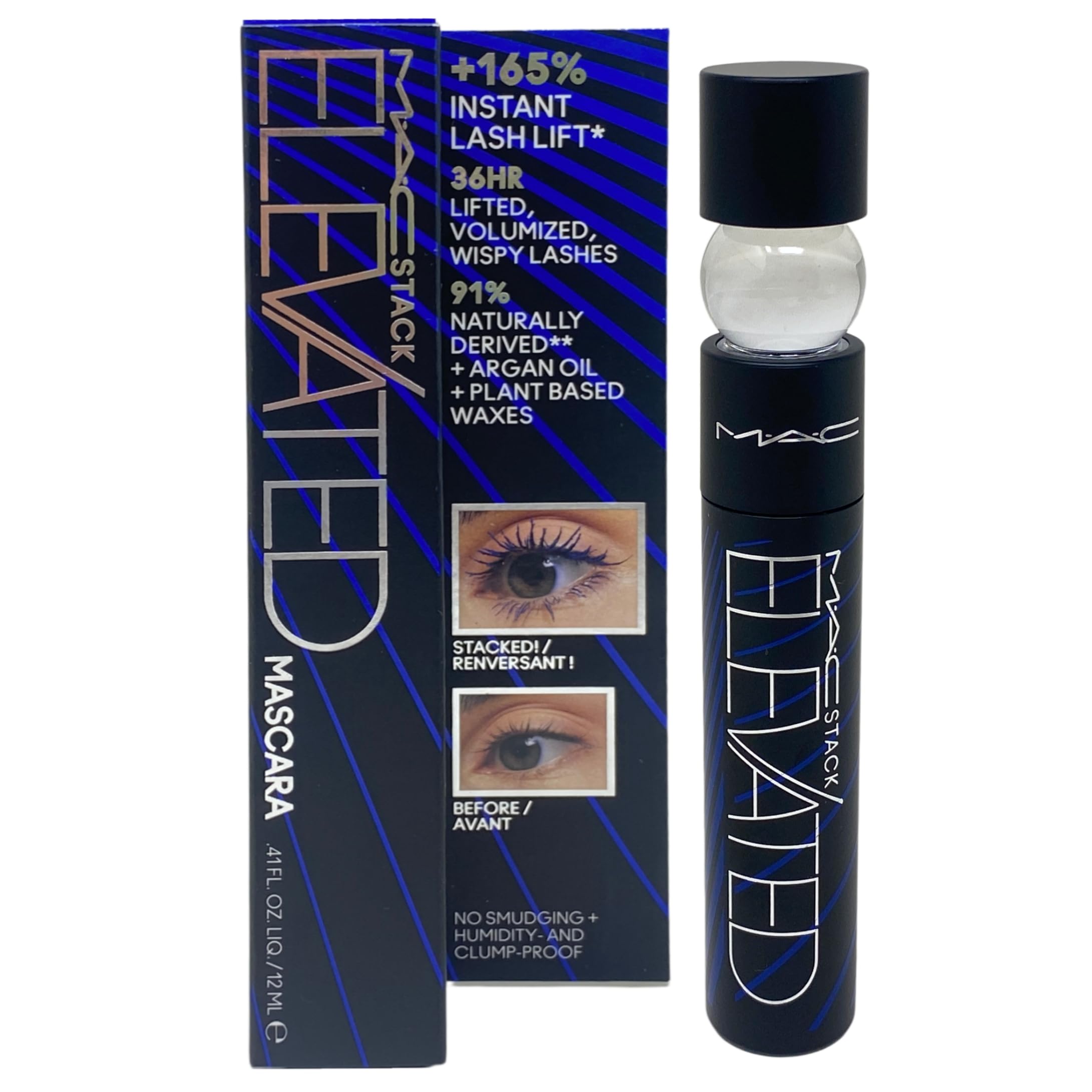 M·A·C Cosmetics M·A·Cstack Elevated Mascara - Denim Stack (Royal blue) .41 fl oz / 12 mL
