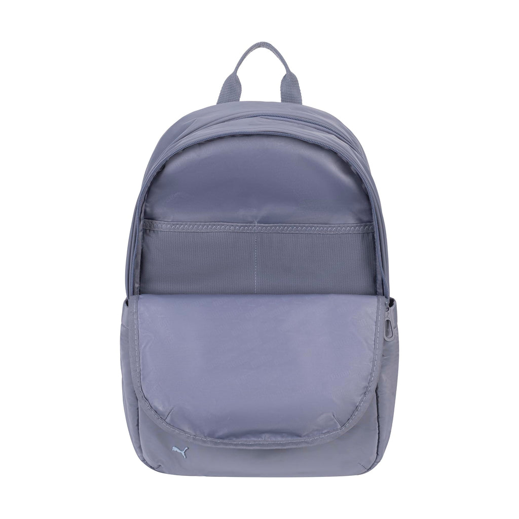 PUMA Women's Iris Backpack in Memory Cloth with Dual Compartments, Laptop Sleeve & Luggage Strap