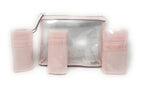 Victoria's Secret Laundry Wash Bag Set, Pink, 3 Mesh Bags with Clear Zip Carry Case, 4-Piece