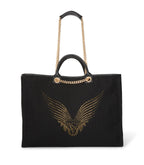 Victoria's Secret Fashion Show Women's Backstage Double Handle Tote, Black