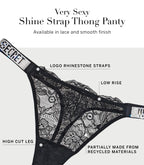 Victoria's Secret Women's Very Sexy Shine Strap Thong Underwear, Panties for Women (XS-XXL)