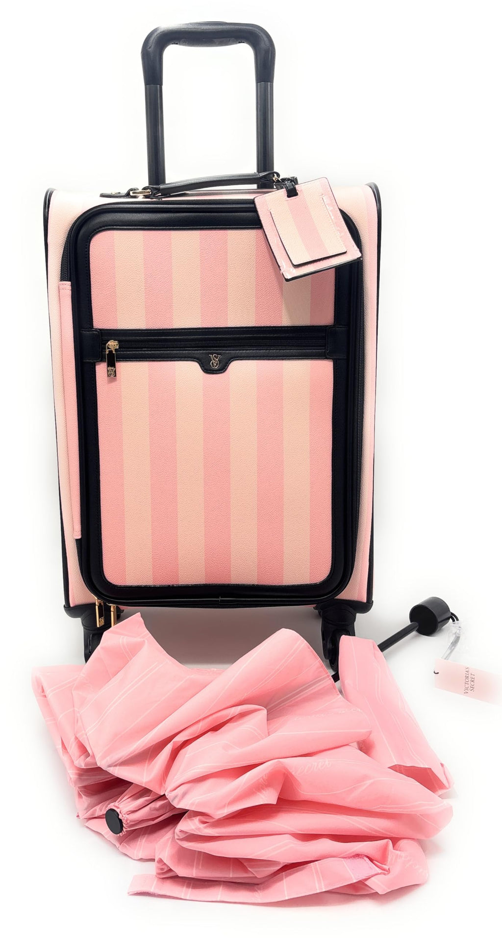 Victoria's Secret Carry-On Wheelie Suitcase Luggage & Umbrella