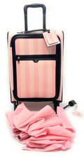 Victoria's Secret Carry-On Wheelie Suitcase Luggage & Umbrella