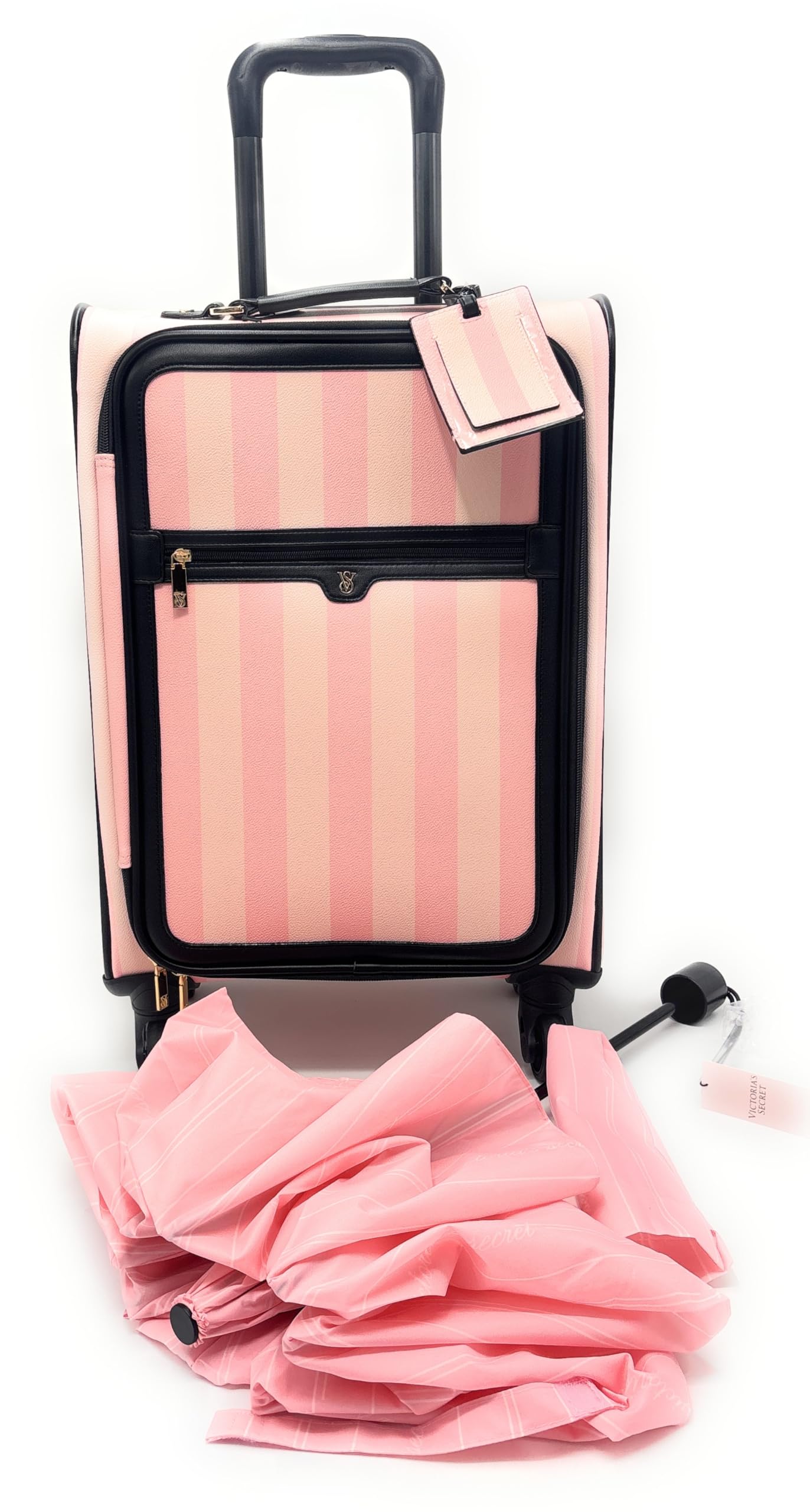 Victoria's Secret Carry-On Wheelie Suitcase Luggage & Umbrella