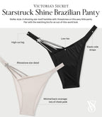 Victoria's Secret Women's Very Sexy Shine Strap Brazilian Underwear, Moderate Coverage Panties for Women (XS-XXL)