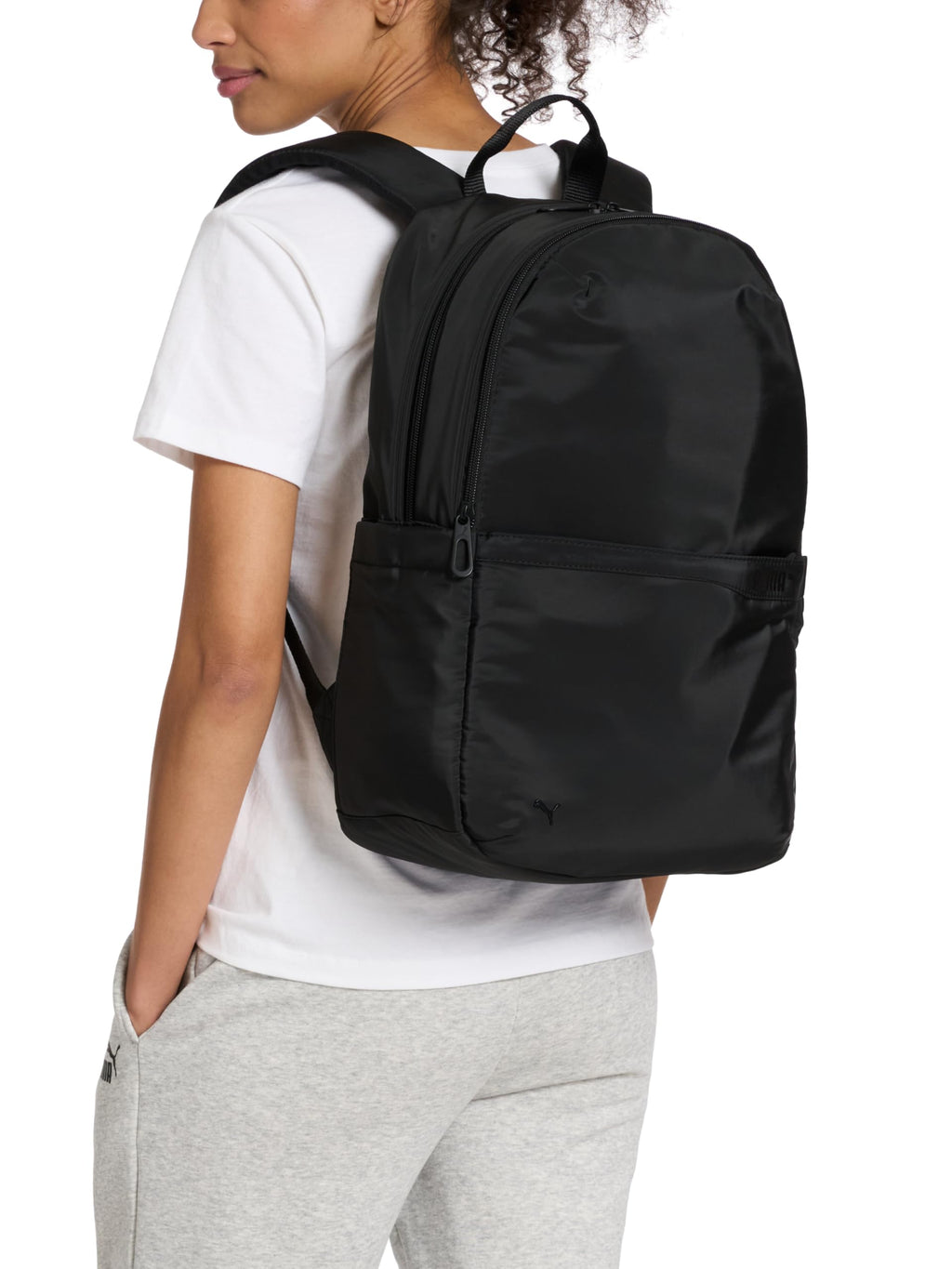 PUMA Women's Iris Backpack in Memory Cloth with Dual Compartments, Laptop Sleeve & Luggage Strap