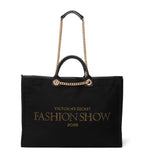 Victoria's Secret Fashion Show Women's Backstage Double Handle Tote, Black
