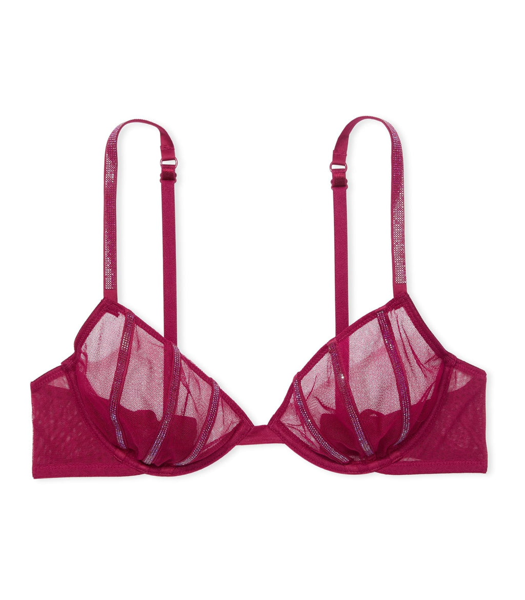 Victoria's Secret Fashion Show '24 Women's Sheer Shine Low-Cut Demi Bra (32B-38D)