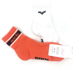 Victoria's Secret PINK 2-Pack Quarter Socks (Orange/White)