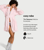 Victoria's Secret PINK Fuzzy Sleep Robe