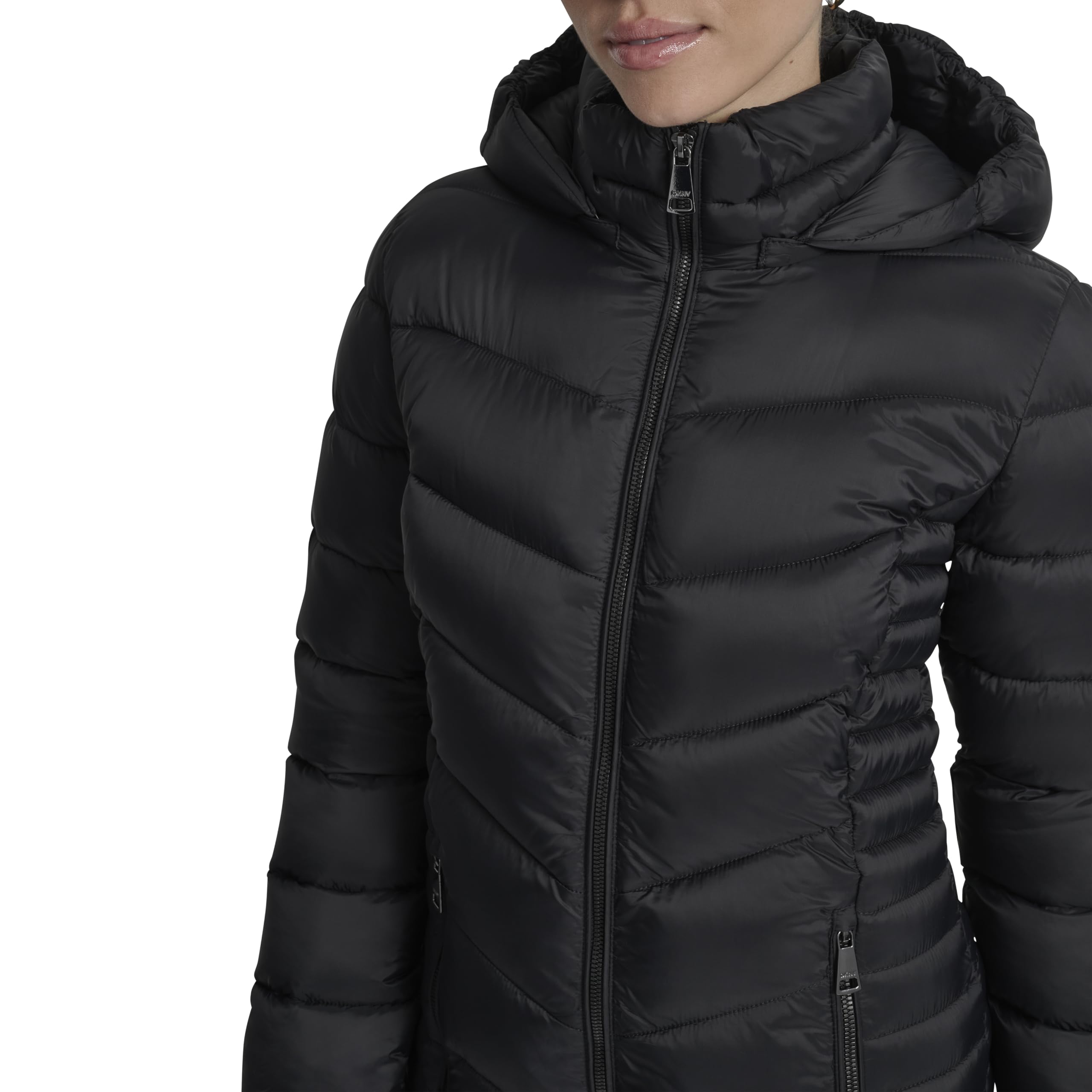 DKNY Women's Outerwear,Black,SMALL
