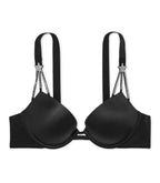 Victoria's Secret Fashion Show '24 Women's Starstruck Shine Strap Push-Up Bra, Black, 36B