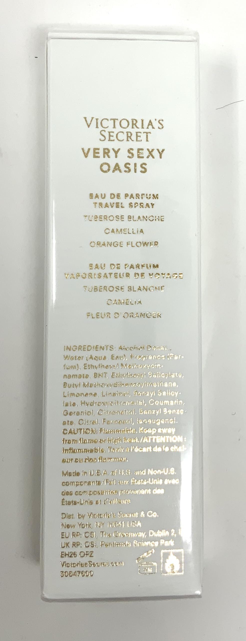 Victoria's Secret Very Sexy Oasis Eau De Parfum Travel Spray .23 fl oz