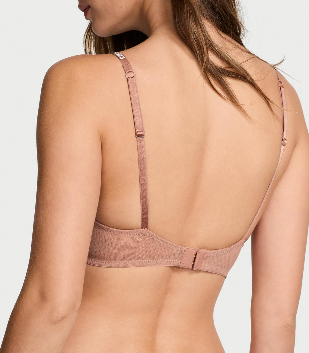 Victoria's Secret Fashion Show '24 Women's Sheer Shine Low-Cut Demi Bra (32B-38D)