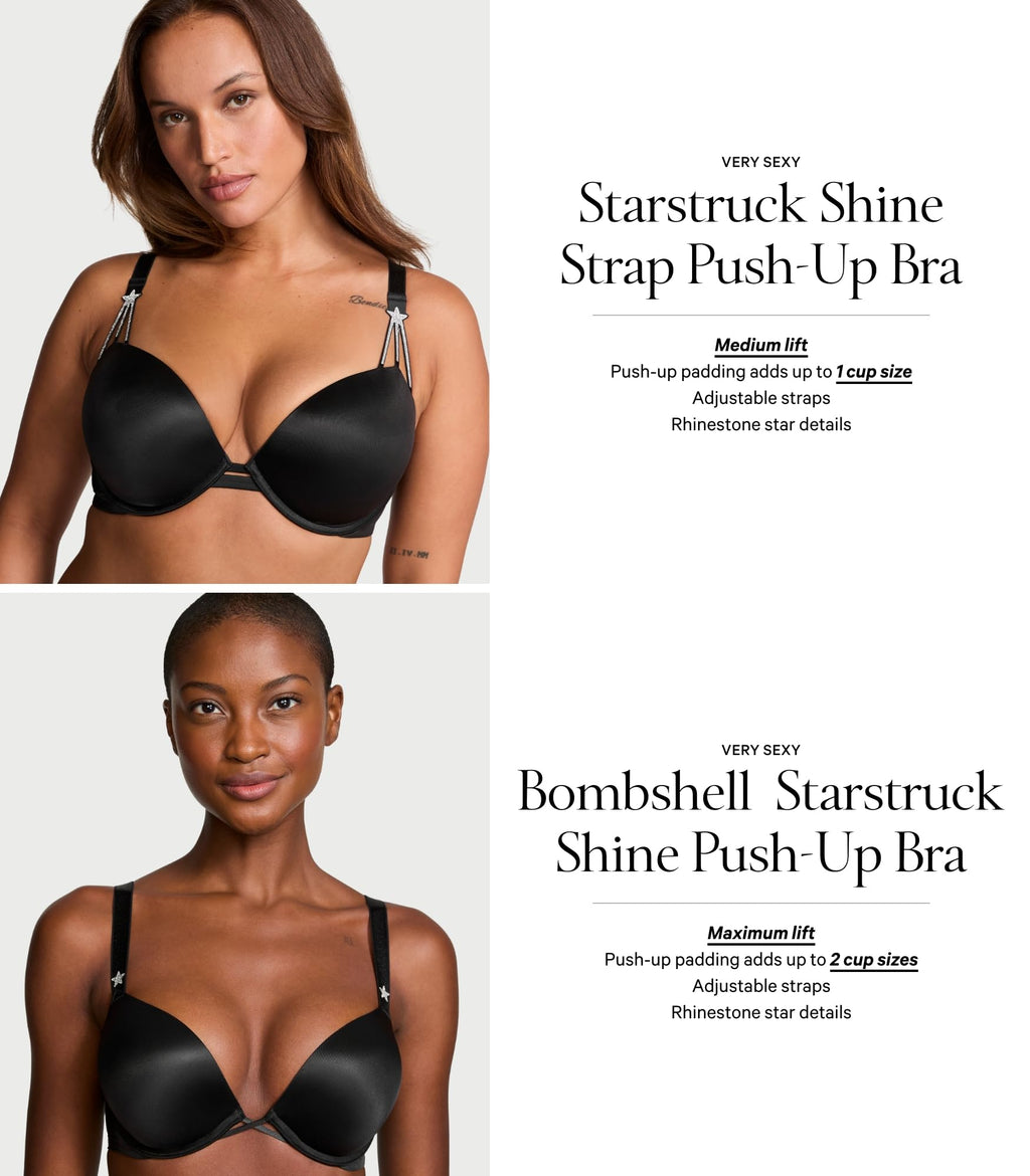 Victoria's Secret Women's Very Sexy Bombshell Adds-2-Cups Push Up Bra, Bras for Women (32A-38DDD)