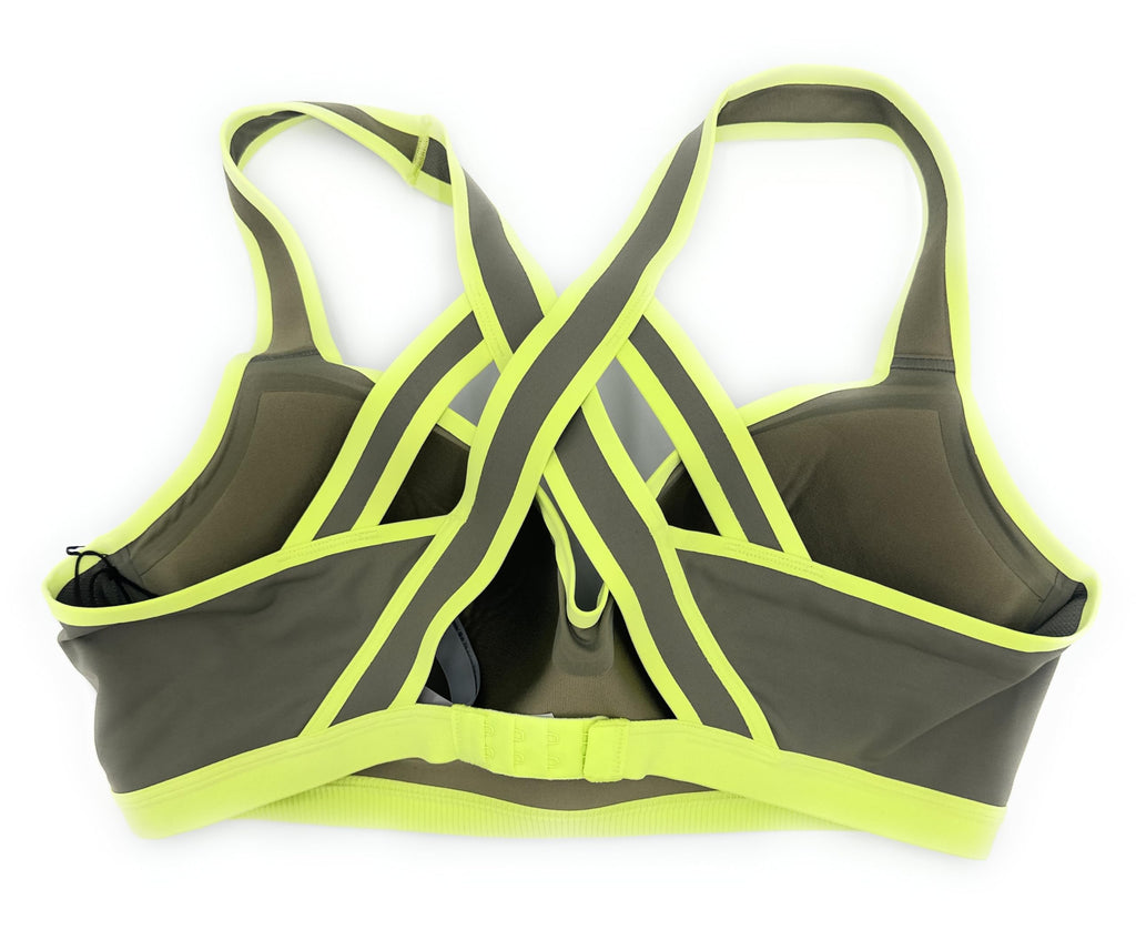 Victoria's Secret VSX Incredible Max Sports Bra Olive Green 34DD