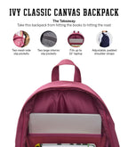 Victoria's Secret Women's Classic Canvas Backpack, Backpack for women, Grey, O/S