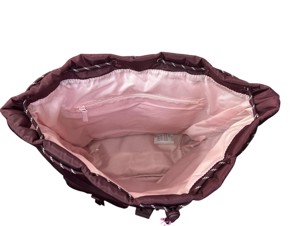 Victoria's Secret Pink Nylon Cargo Backpack Color Maroon New