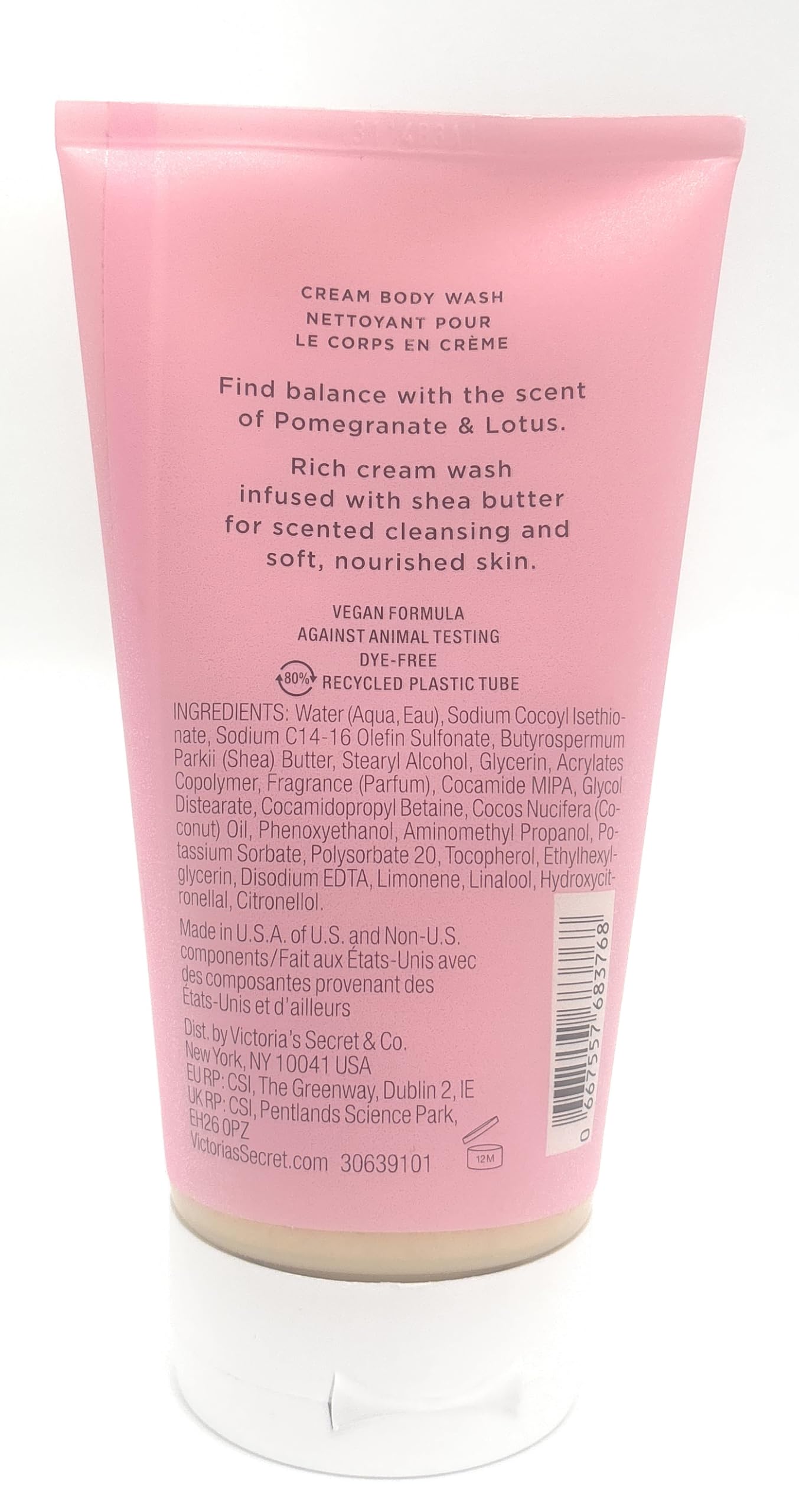 Victoria's Secret Pomegranate & Lotus Cream Body Wash 8 fl oz