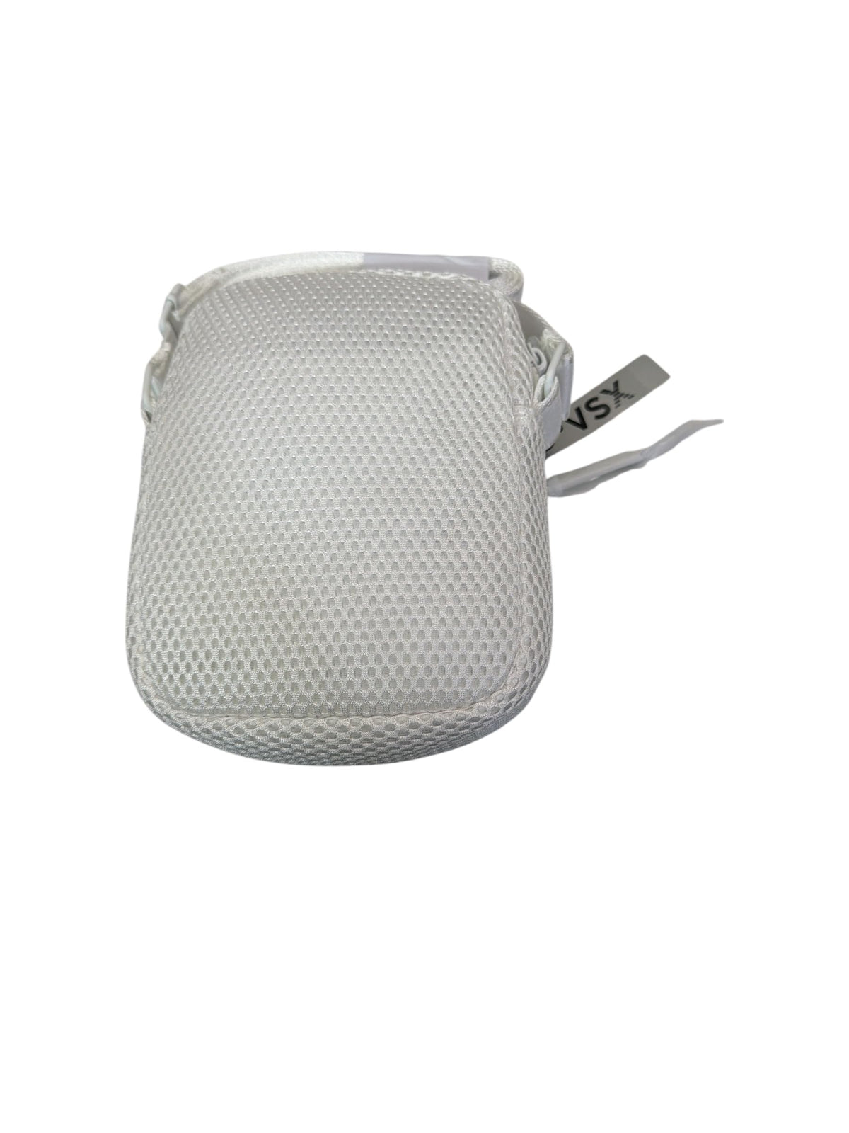 Victoria's Secret VSX Phone Sling Crossbody Bag White Lightweight Mesh Zip Pouch New
