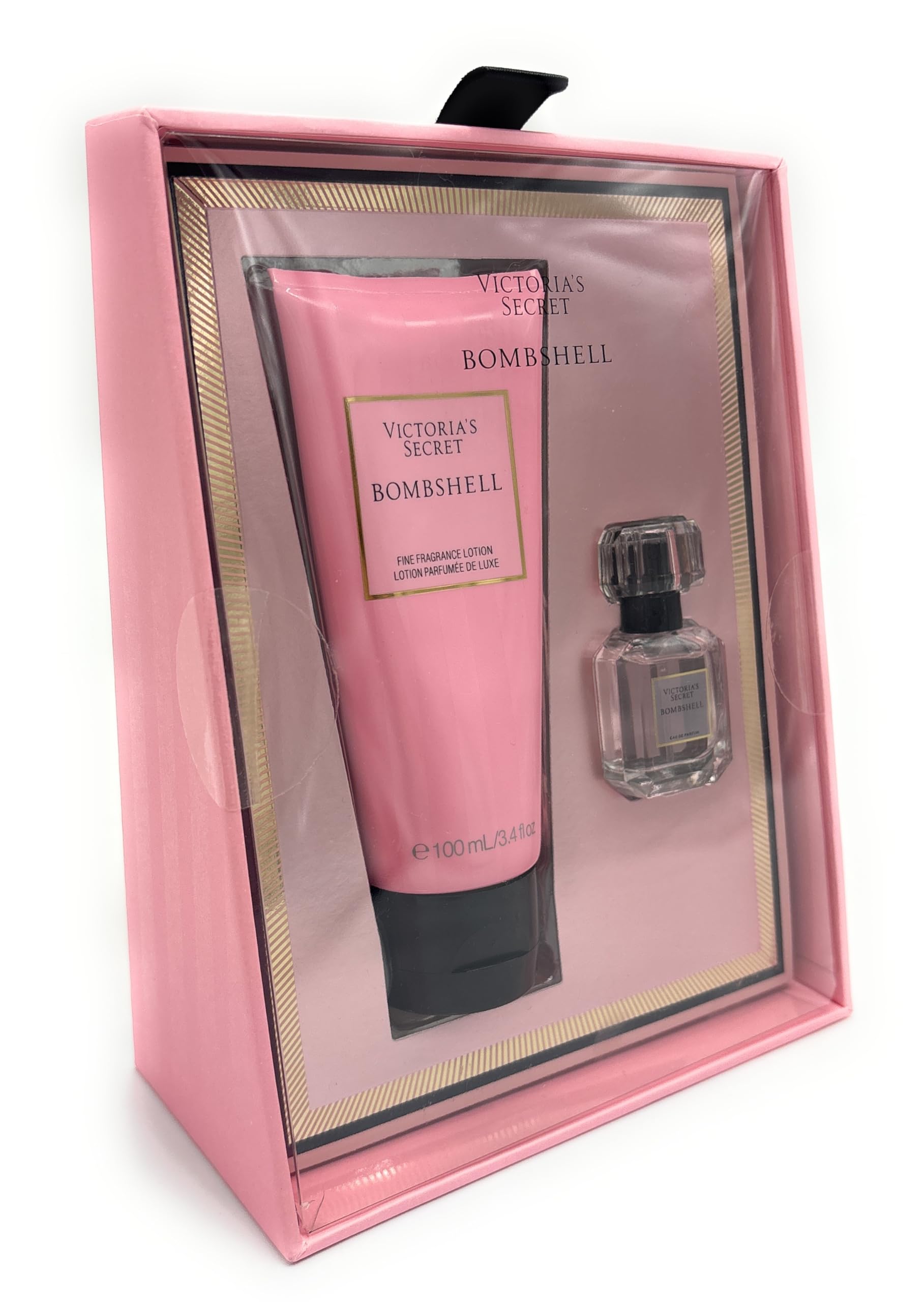 Victoria's Secret Bombshell 2pc Mini Eau de Parfum & Lotion Gift Set Travel Size