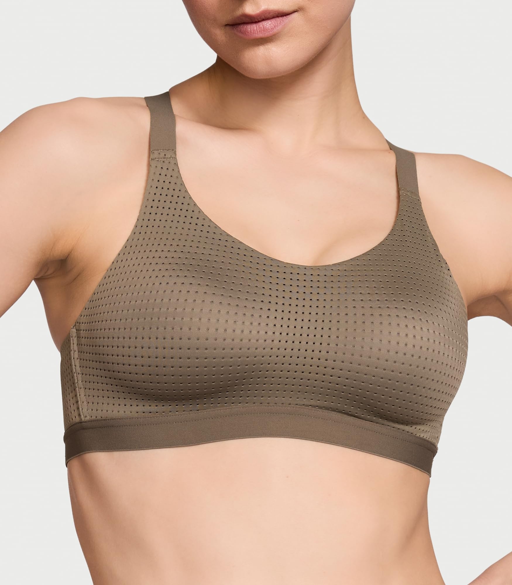 Victoria's Secret Women's VSX Lightweight Mesh Sports Bra, Wireless Support (32A-38DD)