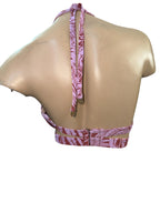 Victoria's Secret Archives Push-Up Bikini Top Tropical Print New