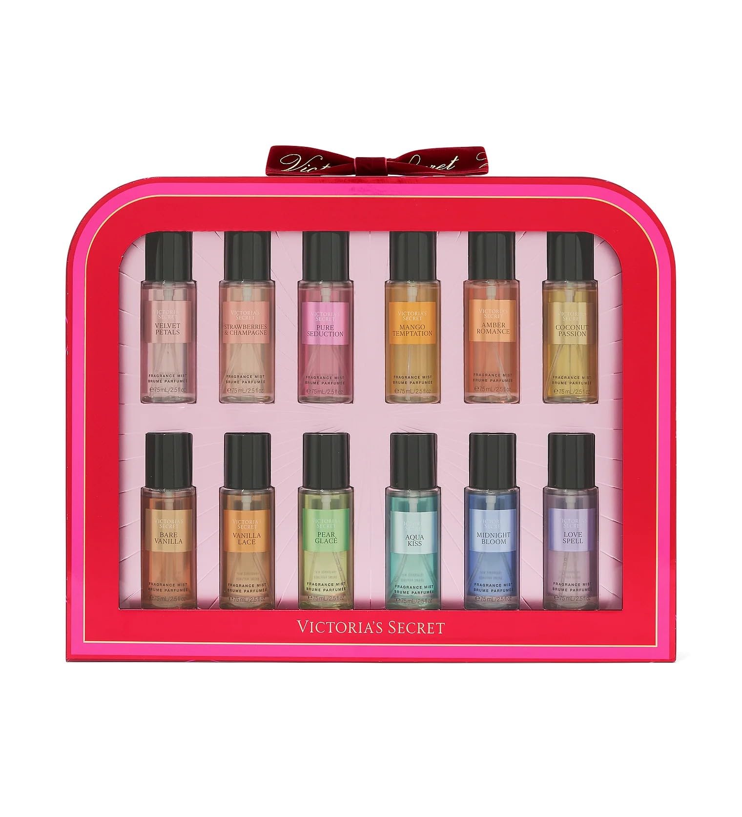 Victoria's Secret Ultimate Fragrance Exploration Body Mist Set , 0.21 Fl Oz (Pack of 12), Total - 2.5 Fl oz