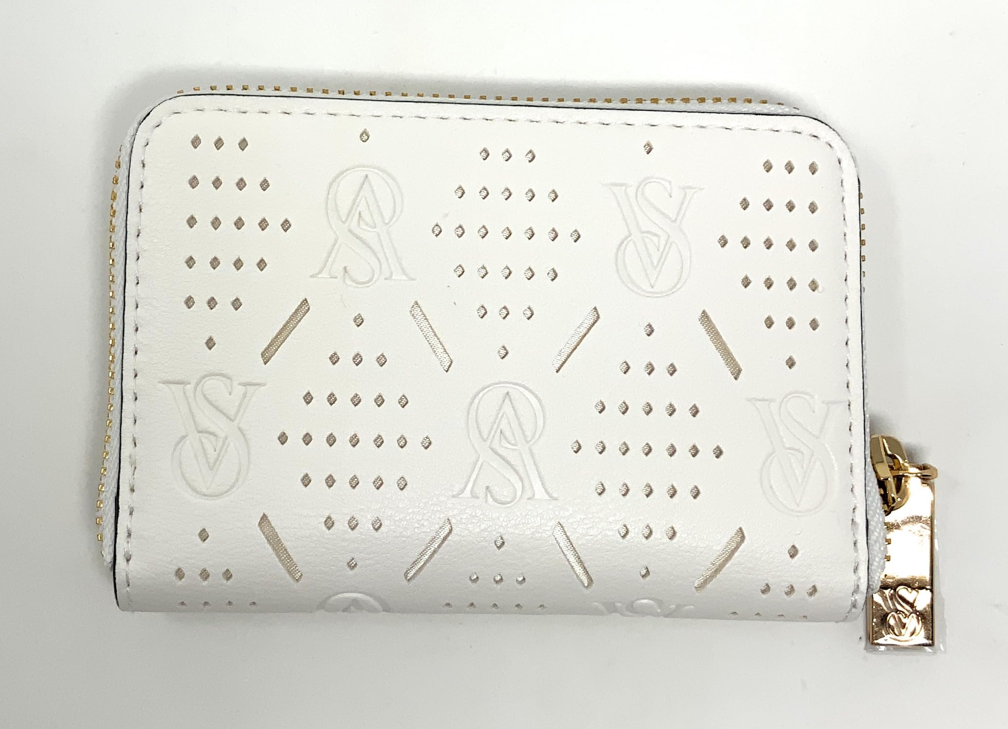 Victoria's Secret Small Wallet with zip (White VS)