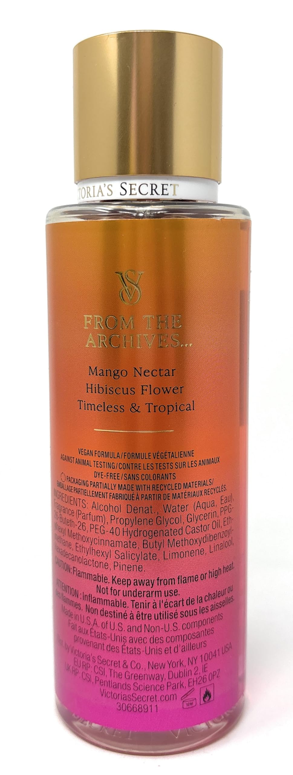 Victororia's Secret Mango Temptation Fragrance Mist 8.4 fl oz Archives Collection