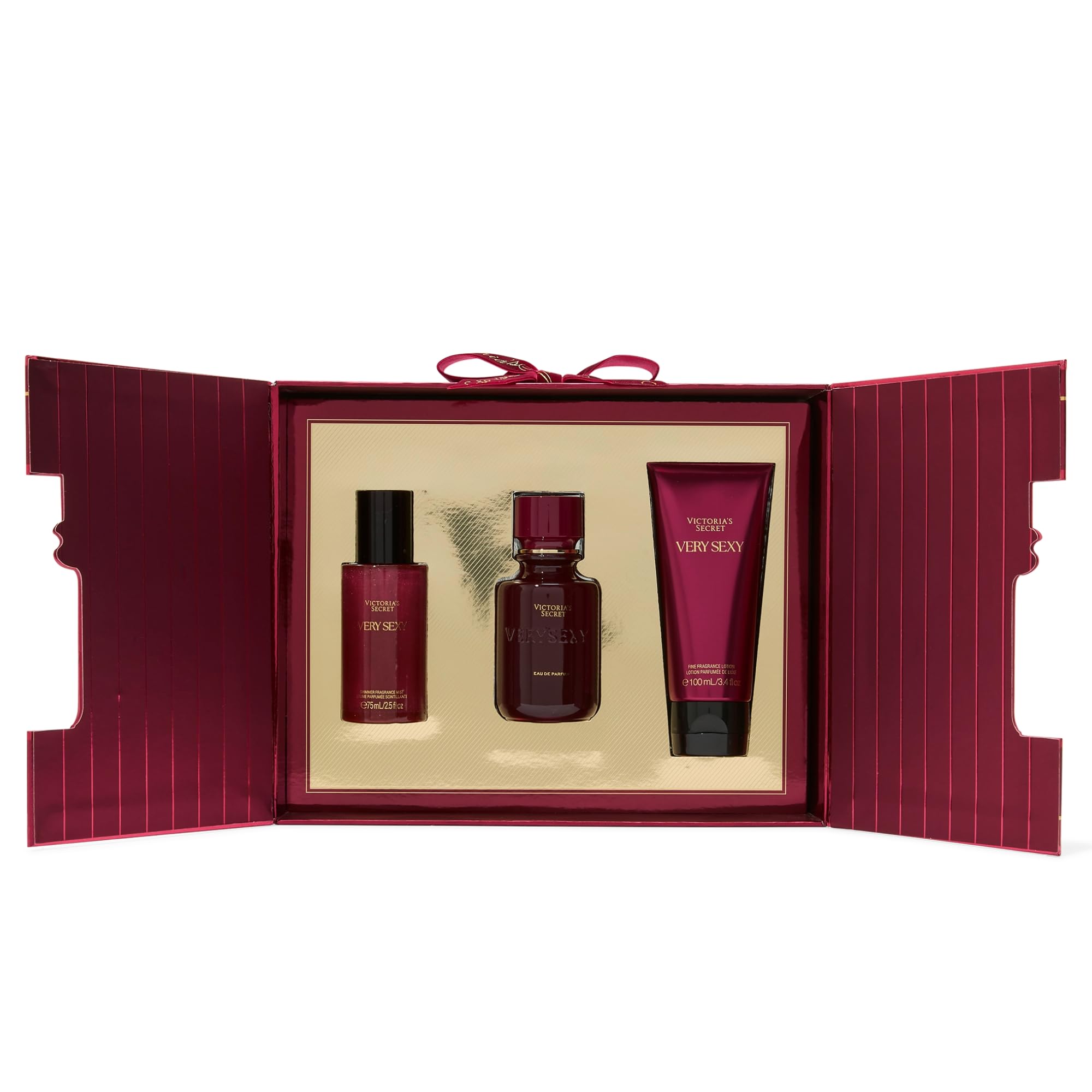 Victoria's Secret 3 Piece Fragrance Gift Set: 1.7 oz Eau de Parfum, Travel Lotion & Mist