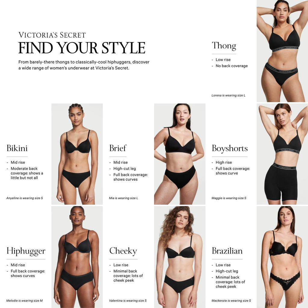 Victoria's Secret Very Sexy Shine Strap Thong, Lipstick, M