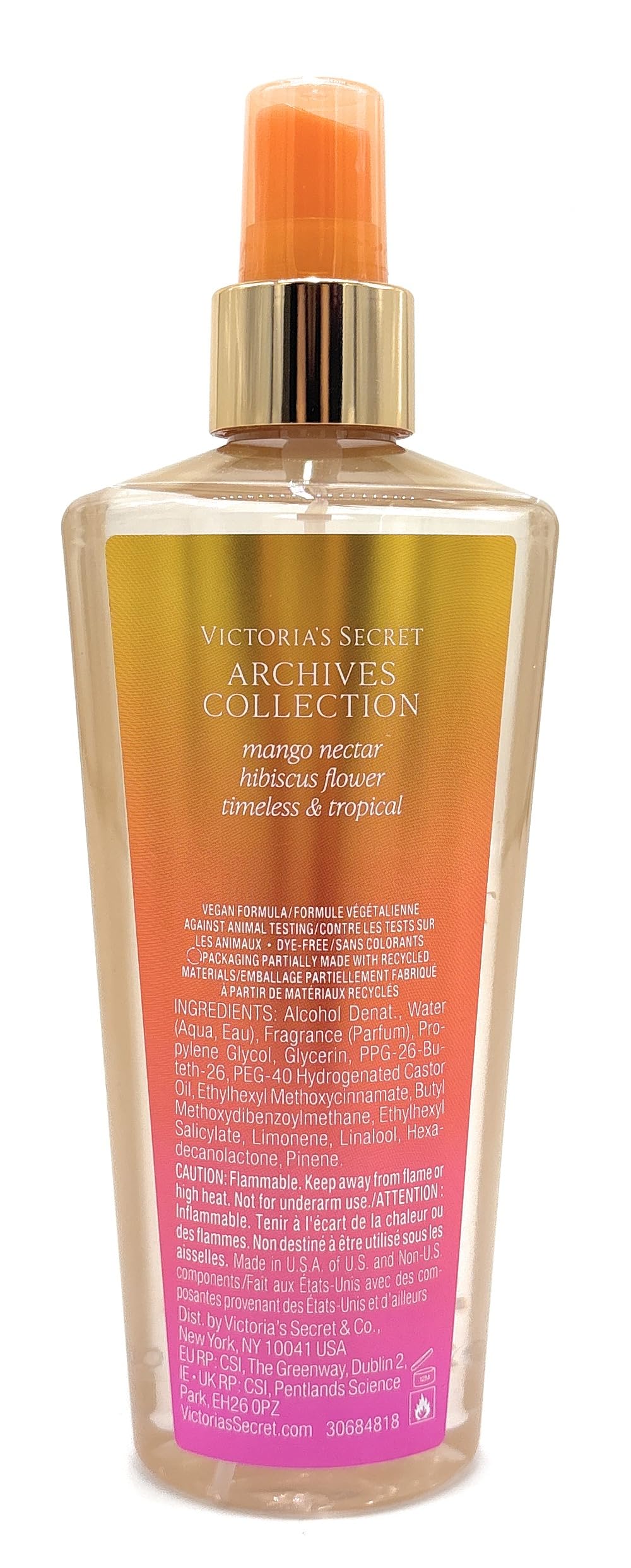 Victoria's Secret Mango Temptation Fragrance Mist 8.4 fl oz Archives Collection