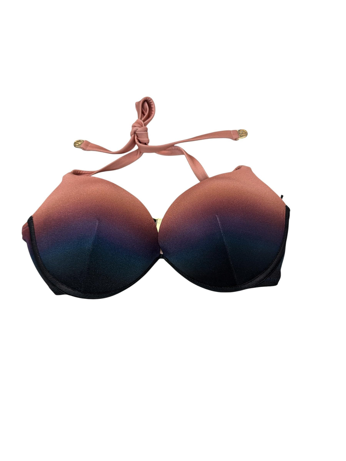 Victoria's Secret Swim Archives Sunset Ombré Push-Up Bikini Top New