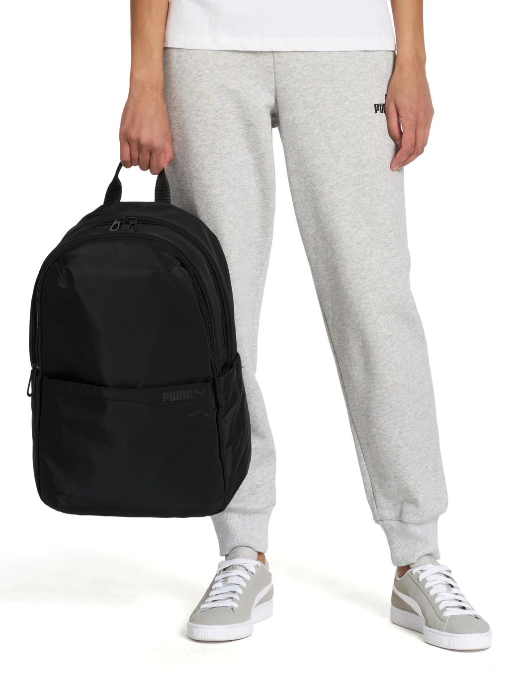 PUMA Women's Iris Backpack in Memory Cloth with Dual Compartments, Laptop Sleeve & Luggage Strap