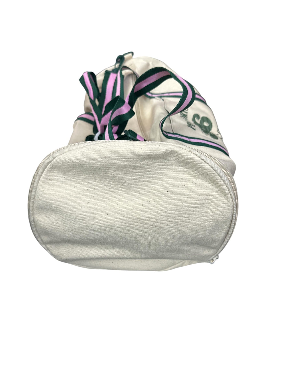Victoria's Secret Pink Canvas Duffle Sports Bag Color Beige New