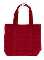 Victoria's Secret Red Quilted Puffer Tote Bag