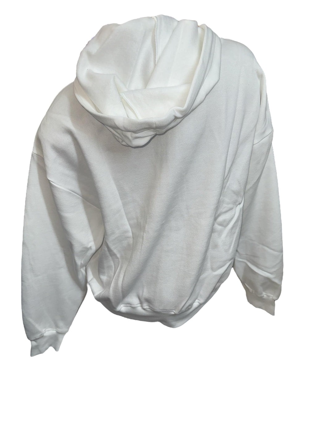 Victoria's Secret PINK Ivy Fleece Campus Full Zip Hoodie White New