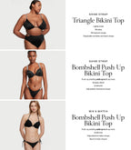 Victoria's Secret Women's Bride Shine Triangle Bikini Top, Swimwear for Women, White, L