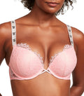 Victoria's Secret Very Sexy Bombshell Push Up Bra, Adds 2 Cups, Shine Strap, Bras for Women, Pretty Blossom, 32B